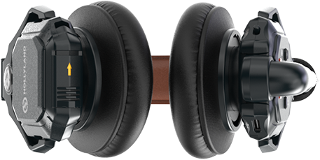 HOLLYLAND Solidcom C1 Pro-4S-DH - 4 Person Noise Cancelling Headset Intercom Double-Ear Version