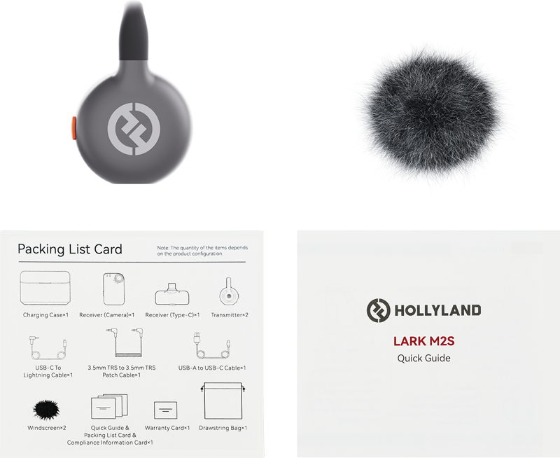 HOLLYLAND LARK M2S Transmitter (Space Gray) Fit for Lark M2S