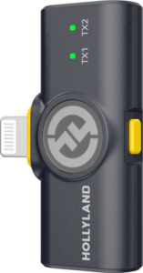 HOLLYLAND LARK M2 Lightning Receiver (Shine Charcoal)