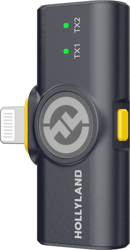 HOLLYLAND LARK M2 Lightning Receiver (Shine Charcoal)