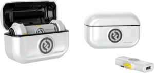 HOLLYLAND Lark M2 USB-C - Wireless Lavalier Microphone with USB-C Plug (Duo - Ivory White)