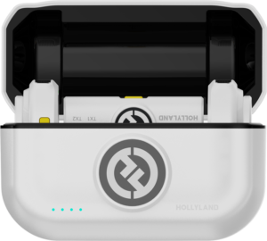 HOLLYLAND Lark M2 USB-C - Wireless Lavalier Microphone with USB-C Plug (Duo - Ivory White)