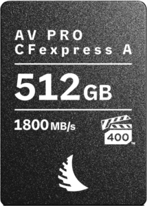 ANGELBIRD CFexpress 4.0 Type A, VPG400, 8K+ RAW, R1800/W1650 (Type A | 4.0) 512GB