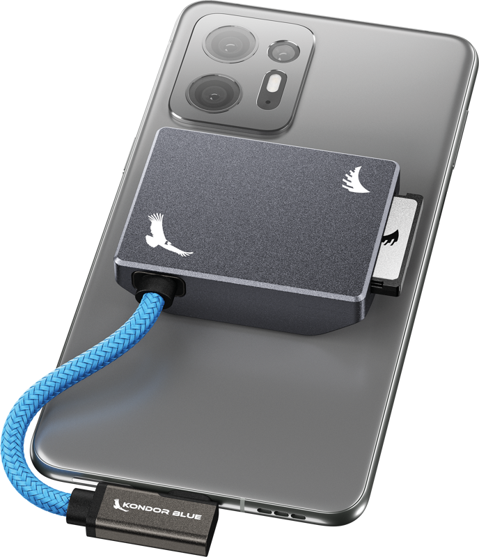 ANGELBIRD Kondor Blue CFexpress B Recording Module (MagSafe Compatible External) Space Gray