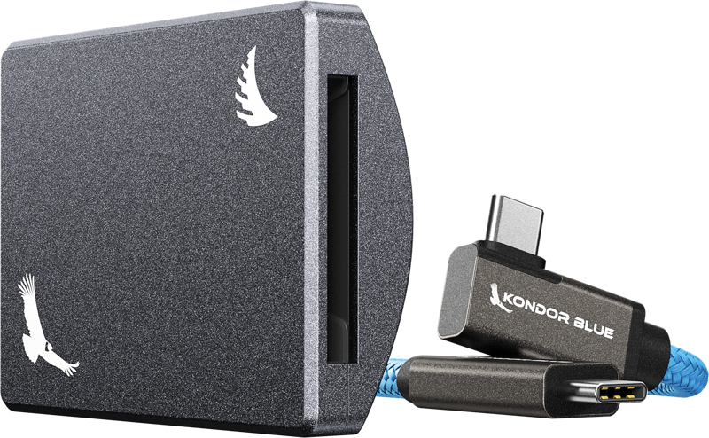 ANGELBIRD Kondor Blue CFexpress B Recording Module (MagSafe Compatible External) Space Gray