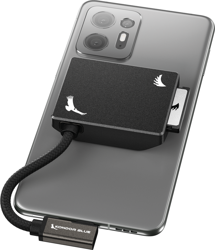 ANGELBIRD Kondor Blue CFexpress B Recording Module (MagSafe Compatible External) Raven Black