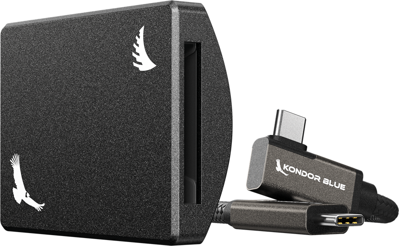 ANGELBIRD Kondor Blue CFexpress B Recording Module (MagSafe Compatible External) Raven Black