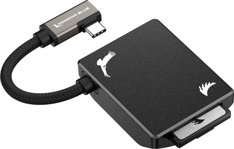 ANGELBIRD Kondor Blue CFexpress B Recording Module (MagSafe Compatible External) Raven Black