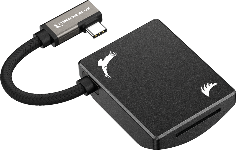 ANGELBIRD Kondor Blue SD Recording Module (MagSafe Compatible External) Raven Black