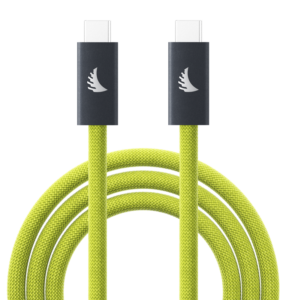 ANGELBIRD Cable I USB-A to C 3.2 I Solid Flex Cable I Lime I 32 cm