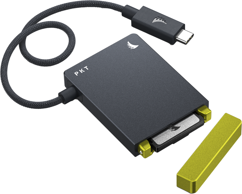 ANGELBIRD Cardreader PKT, CFexpress 2.0 Type B, USB 4.0, USB-C 3.2 Gen 2x2, up to 20 Gb/s
