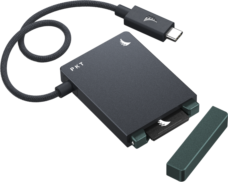 ANGELBIRD Cardreader PKT, SD 4.0/SDXC, UHS-I/UHS-II, USB 4.0, USB-C 3.2 Gen 1, up to 5 Gb/s