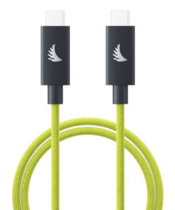 ANGELBIRD Cable I USB-C 4.0 I Solid Flex Cable I Lime I 1 m
