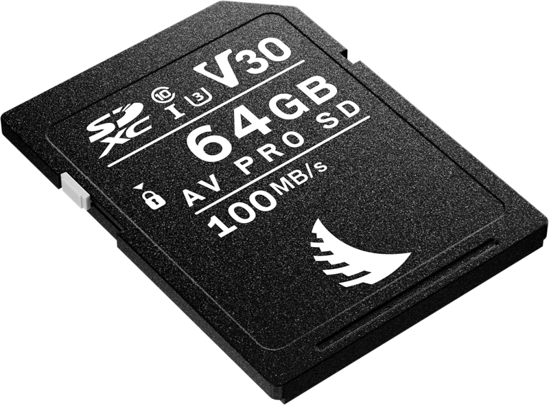 ANGELBIRD SD AV PRO SDXC, SD 6.1, UHS-I, R100/W52 (V30) 64GB