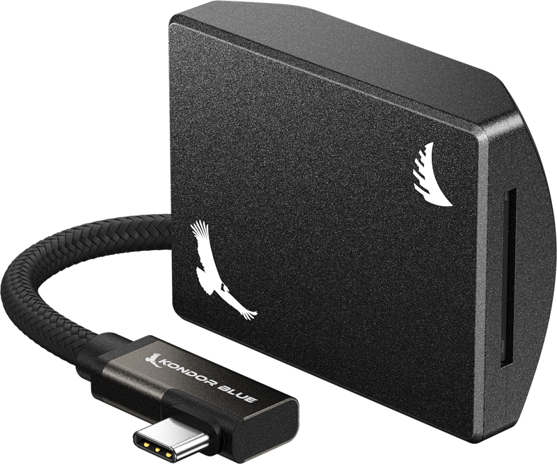 ANGELBIRD Kondor Blue SD Recording Module (MagSafe Compatible External) Raven Black