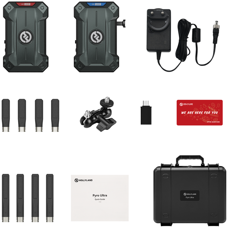 HOLLYLAND Pyro Ultra 1TX & 1RX Wireless Video Transmission System