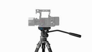 TILTA 75mm Cine Fluid Head with 3-Stage Carbon Fiber Tripod Legs (8KG) - Snow Camo