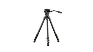 TILTA 75mm Cine Fluid Head with 3-Stage Carbon Fiber Tripod Legs (8KG) - Space Gray