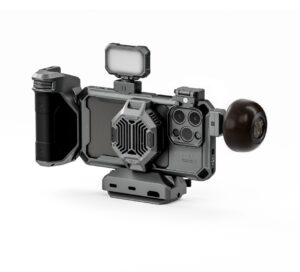 TILTA Khronos iPhone 15 Pro Max Ultimate Kit - Space Gray with battery