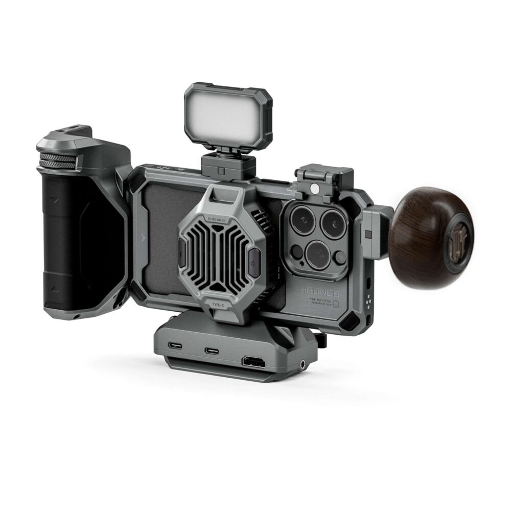 TILTA Khronos iPhone 15 Pro Ultimate Kit - Space Gray with battery