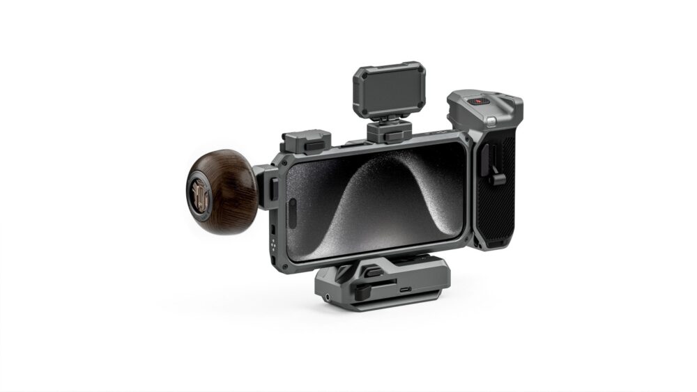 TILTA Khronos iPhone 15 Pro Ultimate Kit - Space Gray with battery