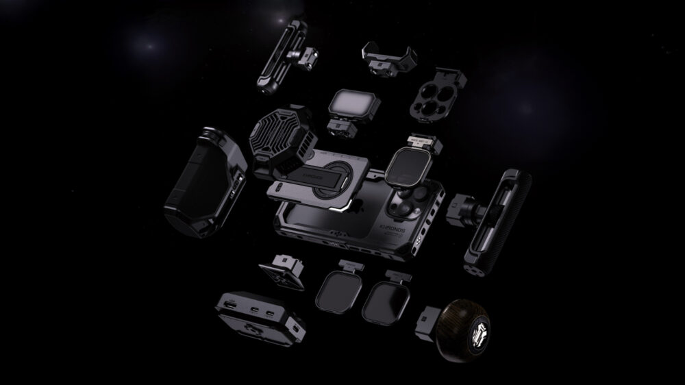 TILTA Khronos iPhone 16 Pro Handheld Kit - Space Gray (with Internal Batteries)