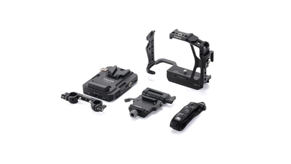 TILTA Camera Cage for Sony Alpha 7 V Power Kit - Black