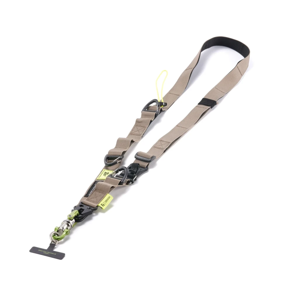 TILTA Fe Shoulder Strap and Buckle Kit- Brown/Lime