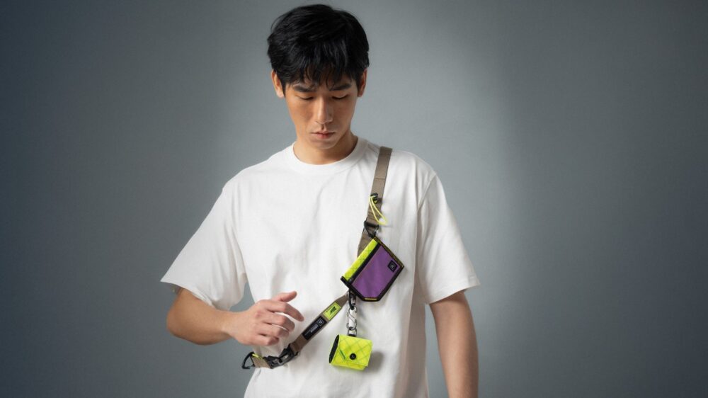 TILTA Fe Shoulder Strap and Buckle Kit- Brown/Lime