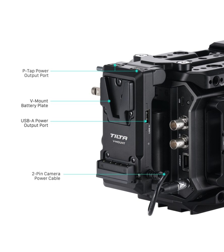 TILTA Foldable Battery Plate for Blackmagic PYXIS 6K/12K - V Mount