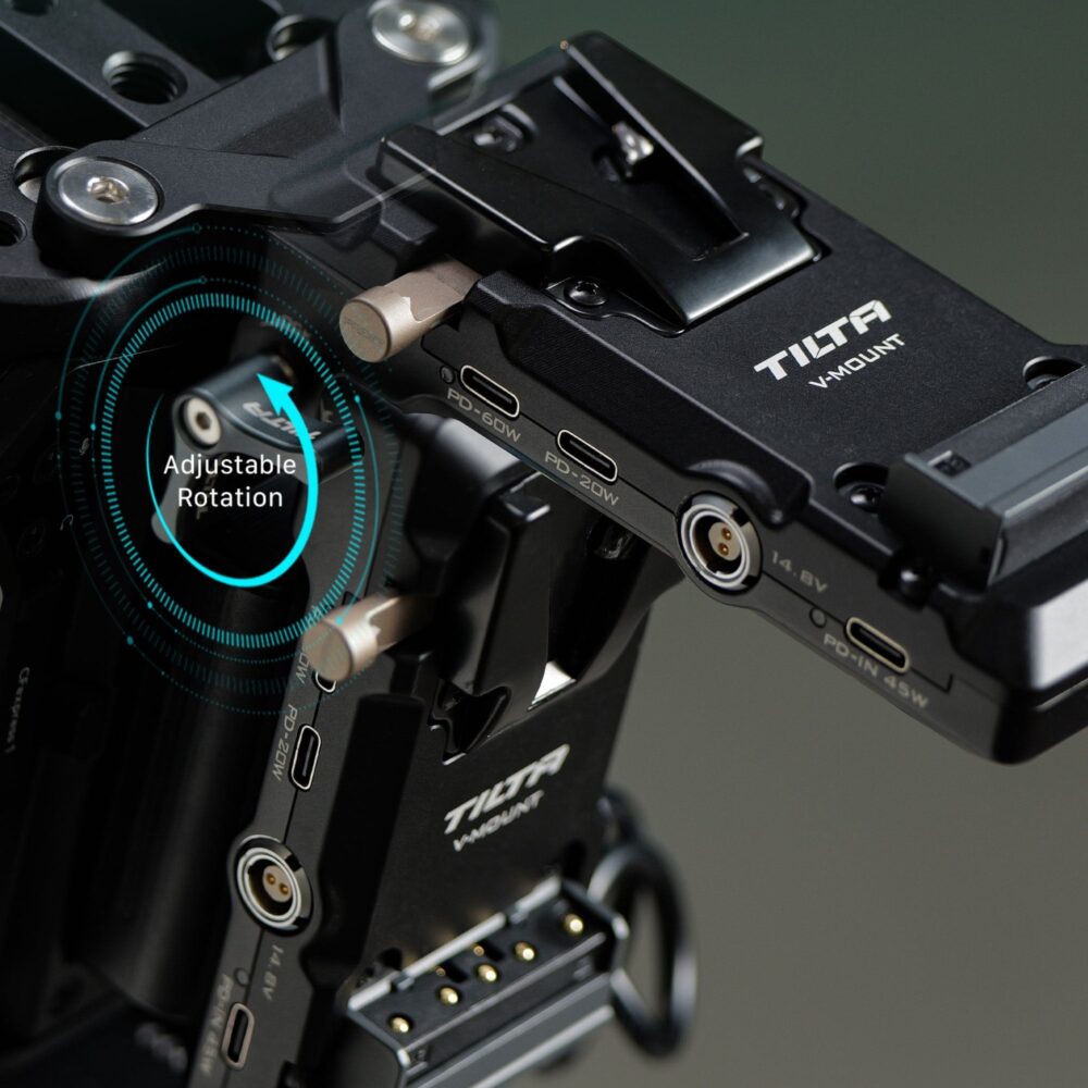 TILTA Foldable Battery Plate for Blackmagic PYXIS 6K/12K - V Mount