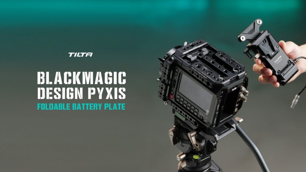 TILTA Foldable Battery Plate for Blackmagic PYXIS 6K/12K - V Mount