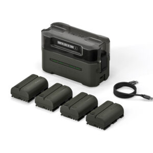 TILTA LP-E6P Charging Station Battery Kit (4 Batteries) - Green
