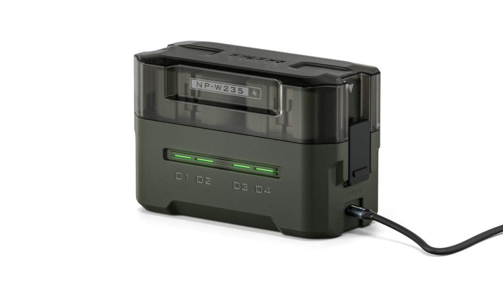 TILTA NP-W235 Charging Station Battery Kit (4 Batteries) - Green