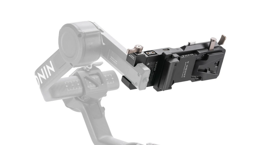 TILTA Battery Plate to DJI RS 4 Power Pass-through Plate Kit - V Mount