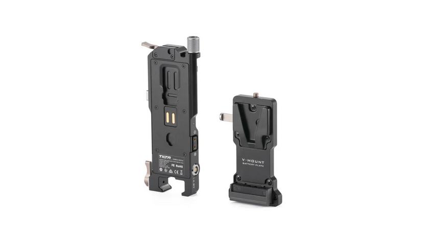 TILTA Battery Plate to DJI RS 4 Power Pass-through Plate Kit - V Mount