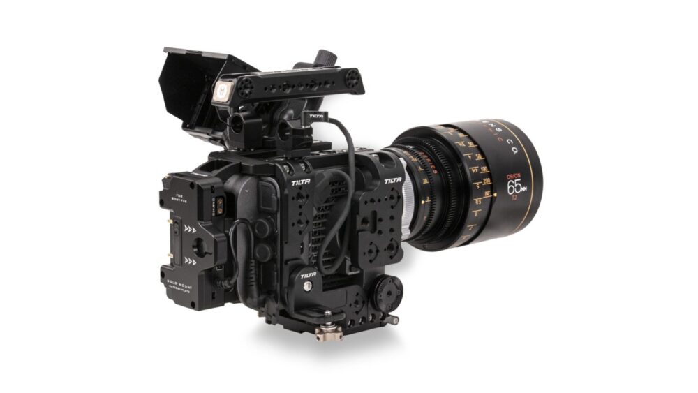 TILTA Camera Cage for Sony FX6 Vertical Mounting Kit - Gold Mount