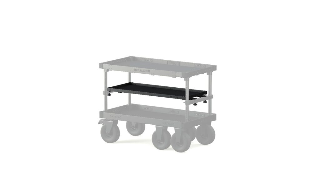 TILTA Mid Level Tray for Boulder Camera Cart XL - Black