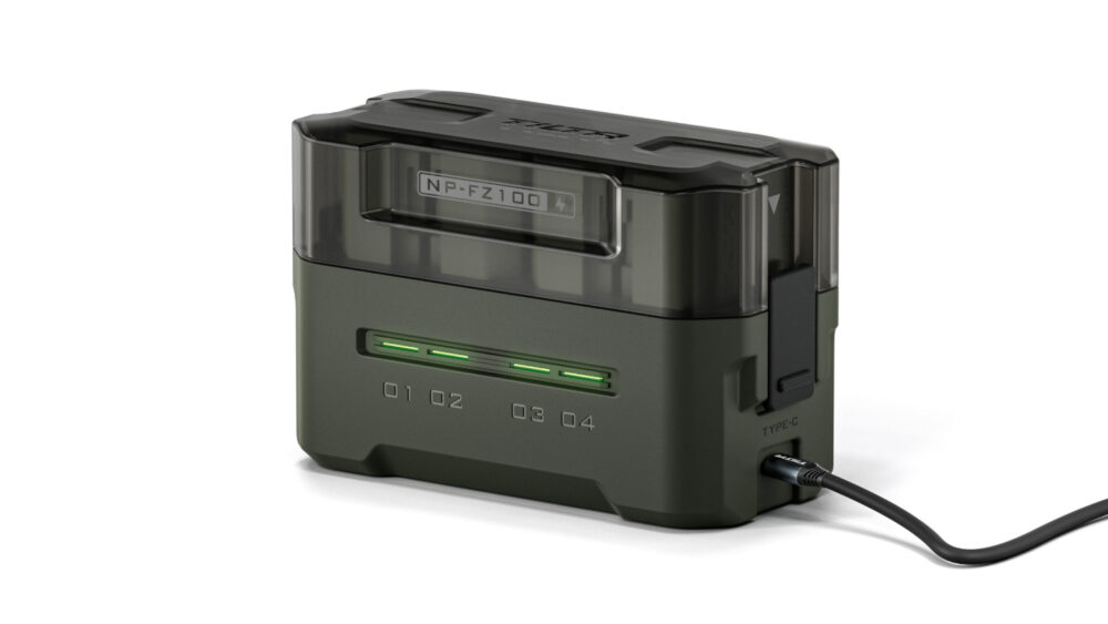 TILTA NP-FZ100 Charging Station Battery Kit (4 Batteries) - Green