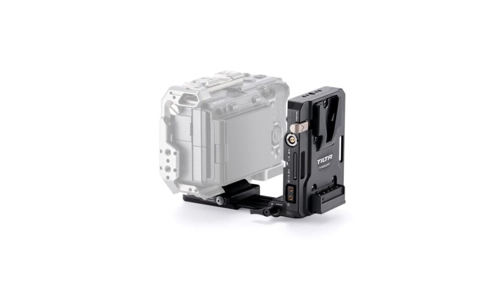 TILTA Mini PD V Mount Battery Plate with Adjustable ARCA Receiver Kit – Black