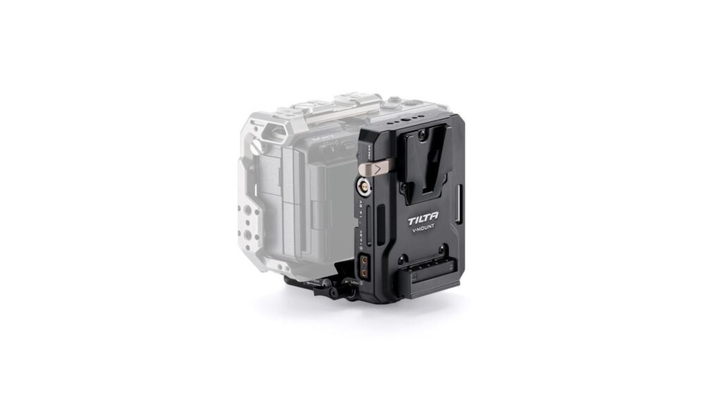 TILTA Mini PD V Mount Battery Plate with Adjustable ARCA Receiver Kit – Black