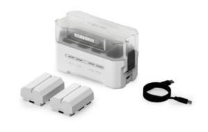 TILTA NP-FZ100 Charging Station Battery Kit (2 Batteries) - Off White