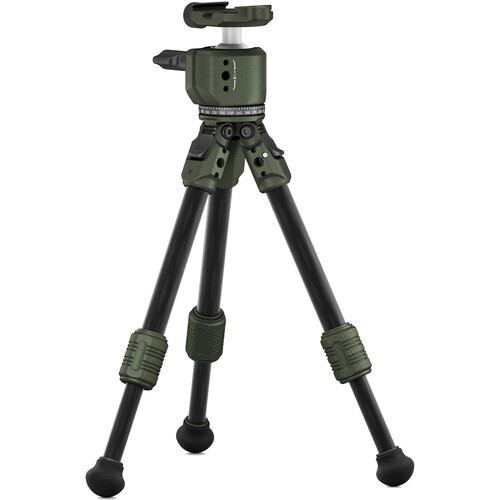 TILTA Tabletop Ball Head with 1-stage Carbon Fiber Legs (3kg) - forest green