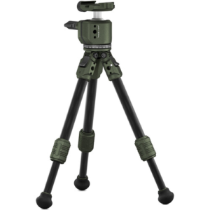 TILTA Tabletop Ball Head with 1-stage Carbon Fiber Legs (3kg) - forest green