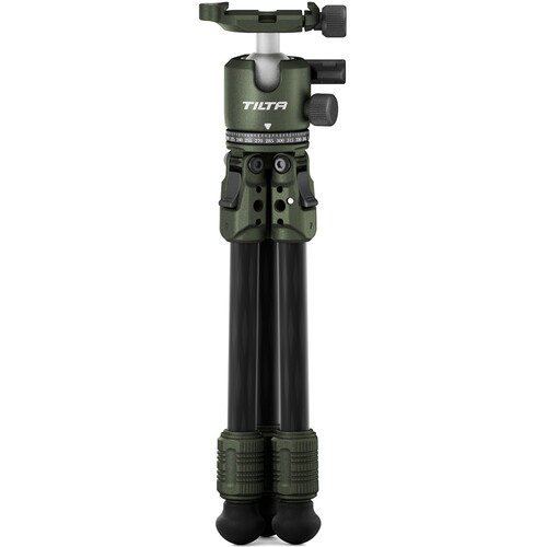 TILTA Tabletop Ball Head with 1-stage Carbon Fiber Legs (3kg) - forest green