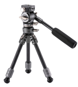 TILTA Tabletop Video Fluid Head with 1-stage Carbon Fiber Legs (3kg) - space gray