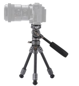 TILTA Tabletop Video Fluid Head with 1-stage Carbon Fiber Legs (3kg) - space gray