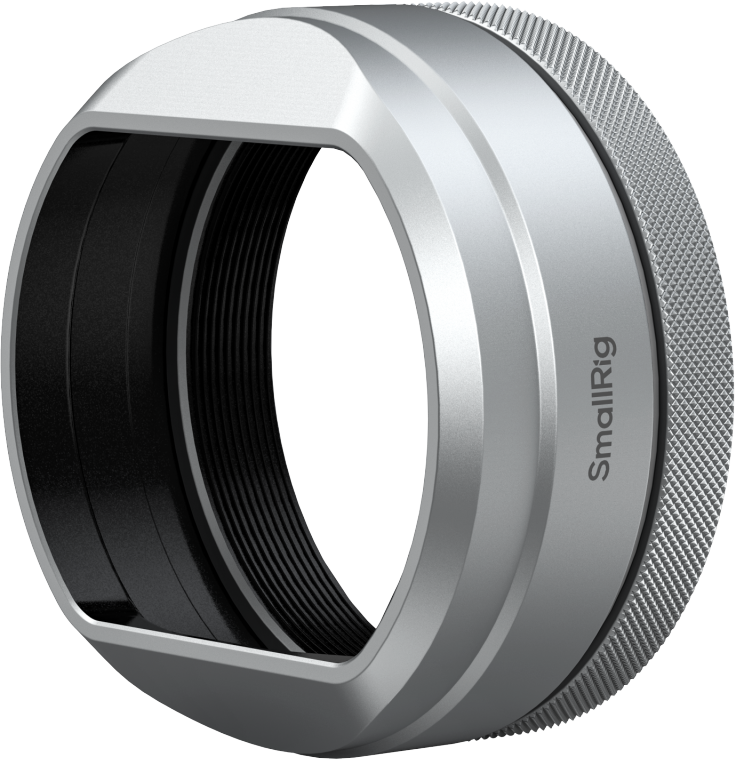 SMALLRIG 5849 Lens Hood for FUJIFILM X100VI / X100V (Silver)