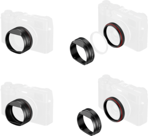 SMALLRIG 5848 Lens Hood for FUJIFILM X100VI / X100V (Black)