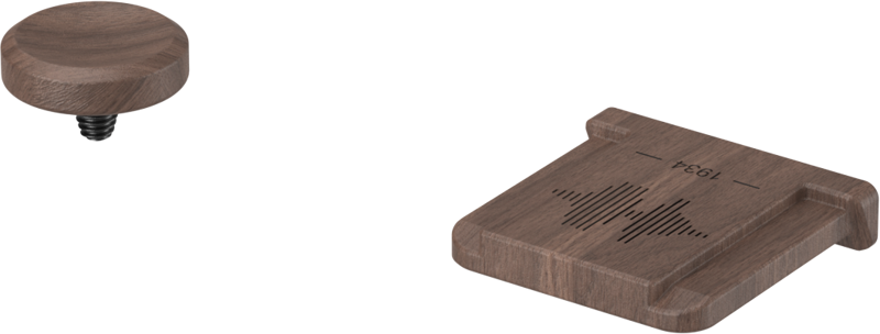 SMALLRIG 6239 Hot Shoe Cover for FUJIFILM Cameras (Walnut)